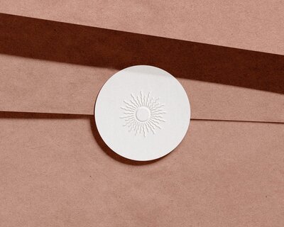 Elegant brand identity for a boho-inspired boutique, focusing on unique designs and bold statements