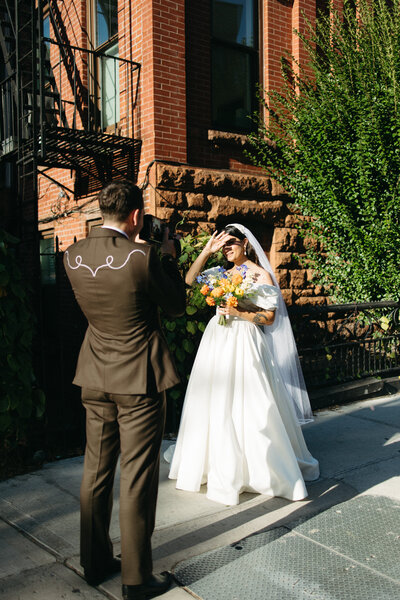 Bride and Groom First Look