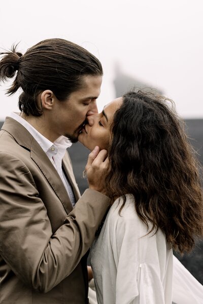 Edgy Modern Iceland Elopement
