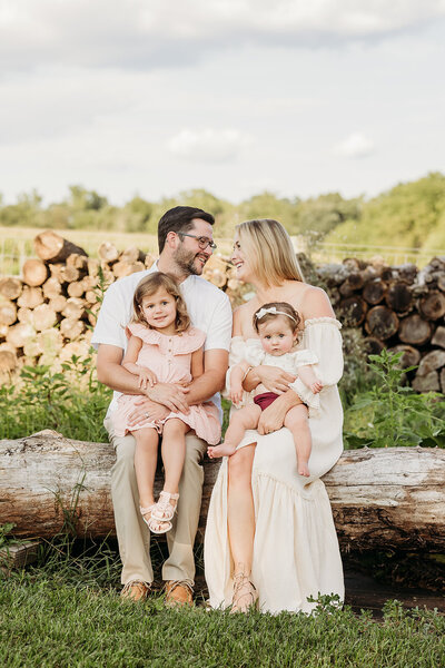Family flower farm session in harrisburg, PA