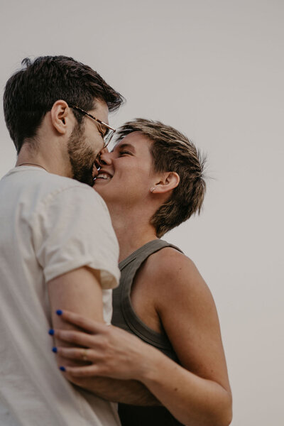 engagement session in baraboo wi