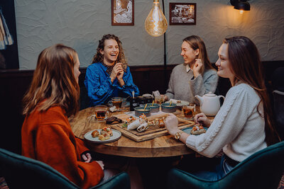 High Tea in de lunchroom van Berg's Bakery