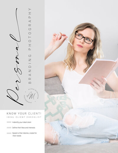 Cover of free guide: Personal Branding Photography Must Have Images by Alison McWhirter Photography