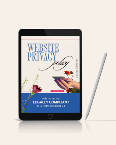 Graphic saying Protect Your business with The Boutique Lawyer.