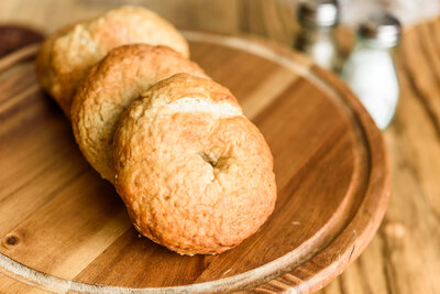 Fresh gluten-free bagels made by Mason Dixon Bakery