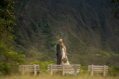 Botanical Garden Hawaii Wedding