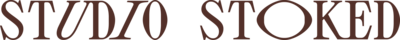 Logo for brand designer Studio Stoked by Marta Custic