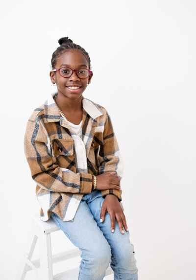 school portraits -minimalist studio