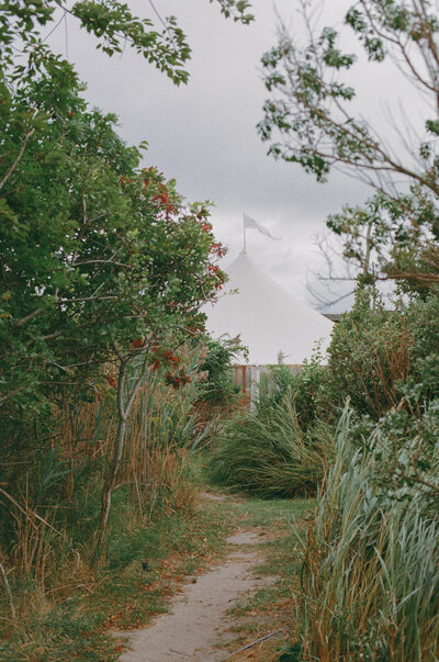 Sailcloth tent and scenery details at Crow's Nest Montauk New York September Wedding, Lindsey Whatley Photo, East Coast Documentary-style wedding photographer for the untraditional 