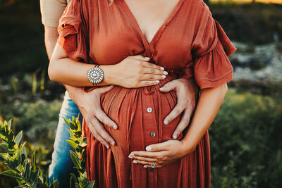 Maternity session in the Flint Hills, Kansas Maternity Photographer