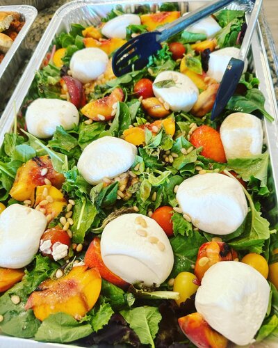 Seasonal salads, fresh locally sourced ingredients. Light lunch not heavy lunch spot. great flavor. healthy treat  