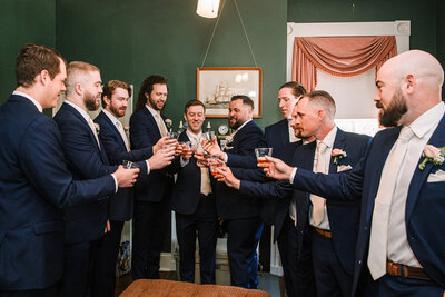 groomsmen suite at Birkby House