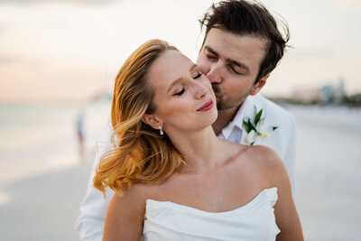 beach wedding photo