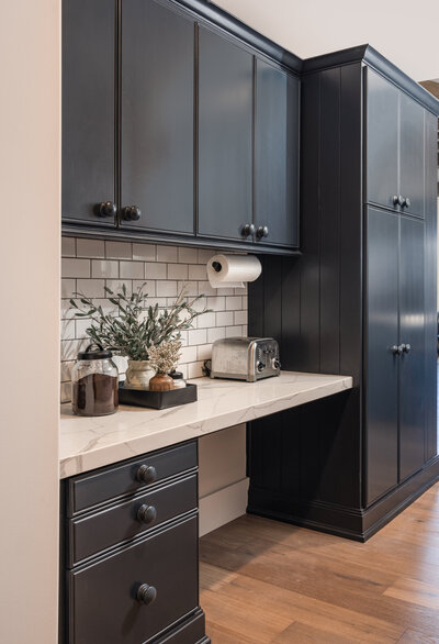 coffee nook in kitchen