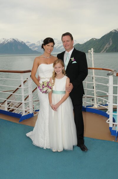 Alaska Cruise Wedding Vow Renewal