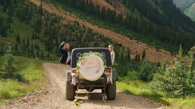 colorado jeep adventure elopement videographer