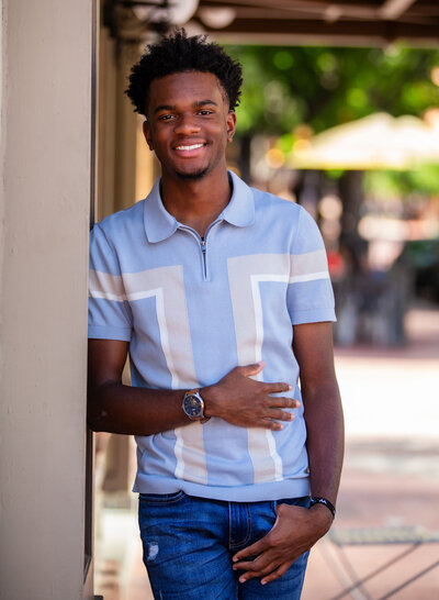 casual senior guy