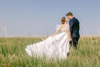North Dakota Family Farm Wedding Photos