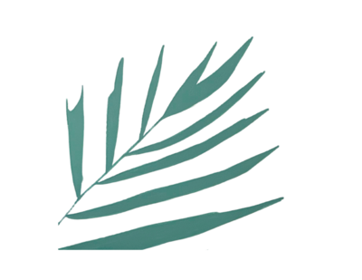 green leaf graphic