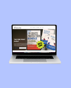 Desktop view of the Boutique Lawyer Website