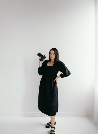 Ryann capturing wedding moments, an Indianapolis wedding photographer dedicated to authentic and timeless images.