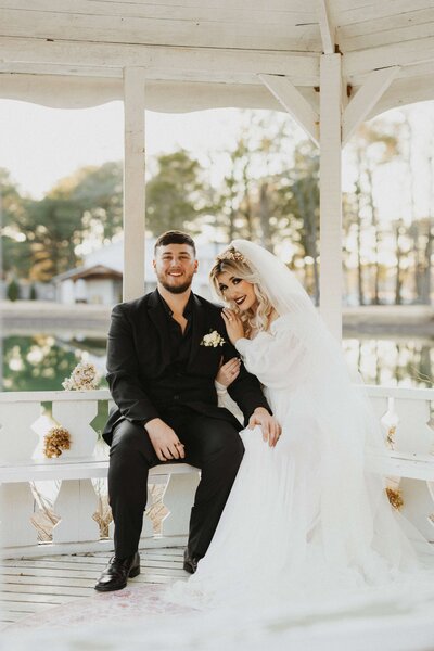 couple smiling at camera