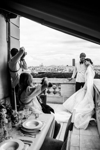 Shangri la wedding planner Eiffel tower suite