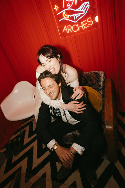in-home engagement photo captured by Los Angeles engagement photographer