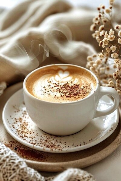 coffee with latte art