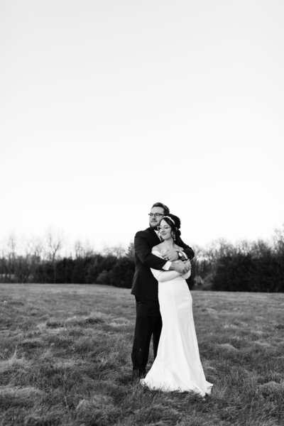 wedding photographer in illinois captures bride and groom embracing