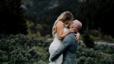 Engaged couple wedding photoshoot in Utah