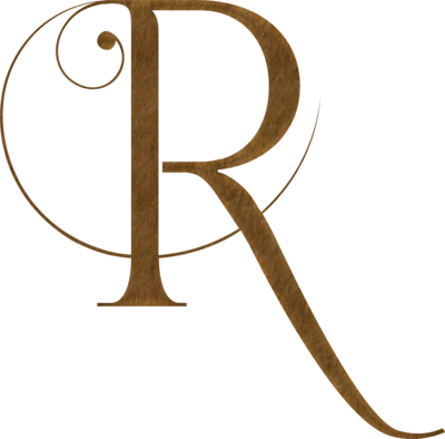 Letter R swirl graphic for a brand submark