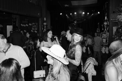 Groom holding bouquet