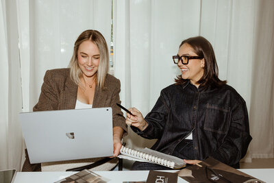 Good Co founders Lucy and Elle branding and web design studio in Sioux Falls