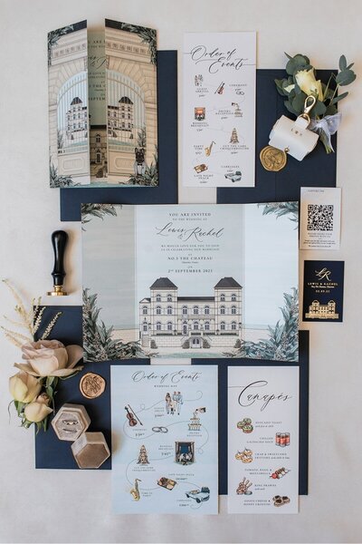 chateau-wedding-stationery-inspiration