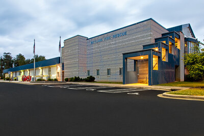 Skyland Fire Department, built by Cooper Construction