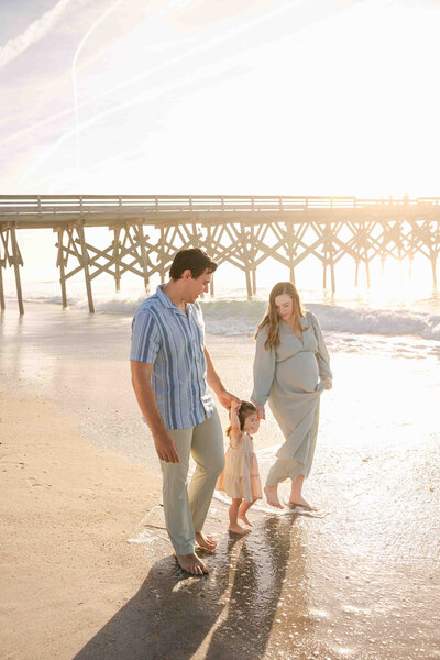 Wrightsville Beach Family Sunrise-35