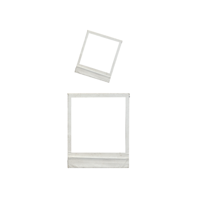 white polaroid frames