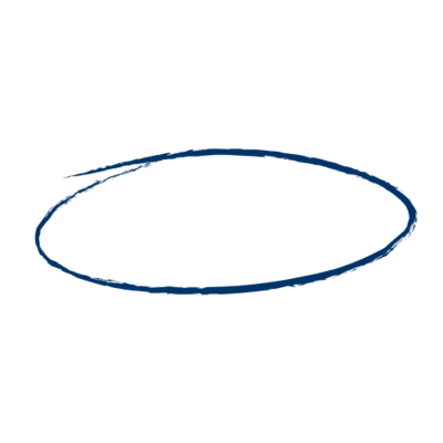 Hand drawn circle icon