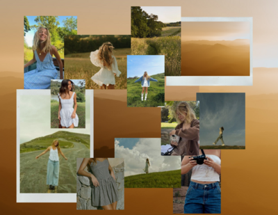fall senior pictures outfit mood board and inspiration