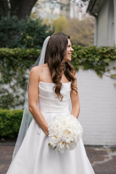Bride at Dallas Wedding at Arlington Hall
