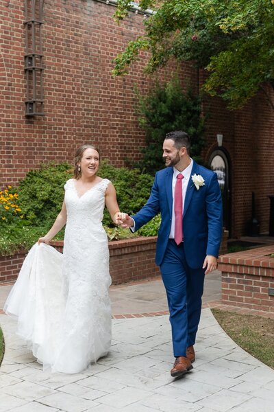South Carolina bride and groom on their wedding day