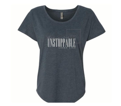 Unstoppable Blue T-Shirt by Find My Fearless