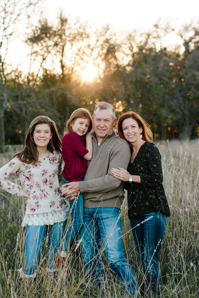 texas-sunset-family-portrait