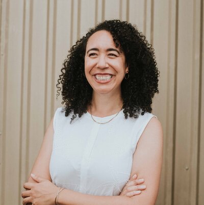 Teddi Coleman, owner and lead designer of Creative Juices Graphic Design