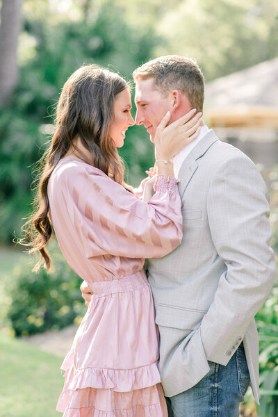 Baton Rouge Botanic Garden Engagement Session in the Fall-50