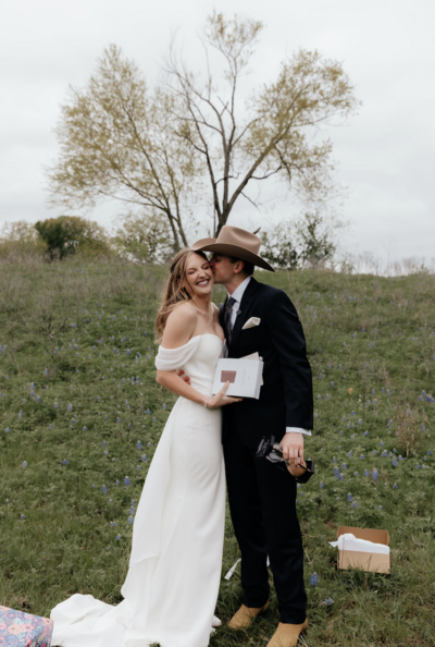 texas wedding bride and groom
