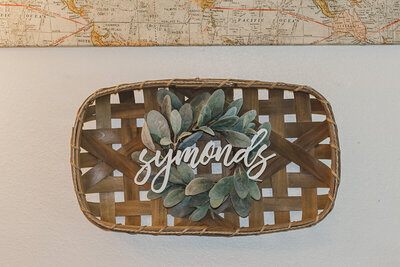 Chipboard lettering