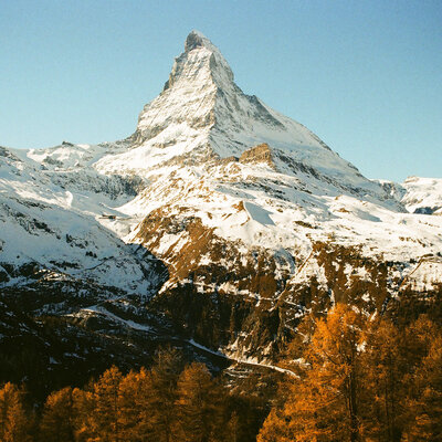 Film photo of the Matterhorn