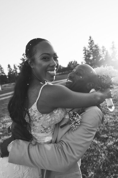 Bride and Groom Kissing  on their wedding day taken by bay area wedding  photographer J.Hunt